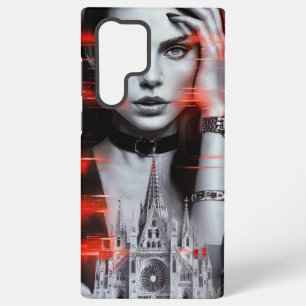 Een aantrekkelijke en mysterieuze vrouw ! samsung galaxy hoesje