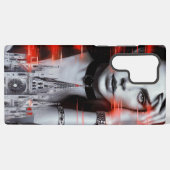 Een aantrekkelijke en mysterieuze vrouw ! samsung galaxy hoesje (Achterkant horizontaal)