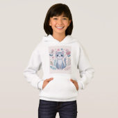 Een aantrekkelijke hoodie voor meisjes (Voorkant volledig)