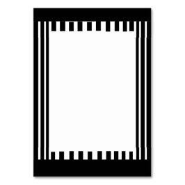 EEN AANTREKKELIJKE ZWART-WITTE TAFEL KAART