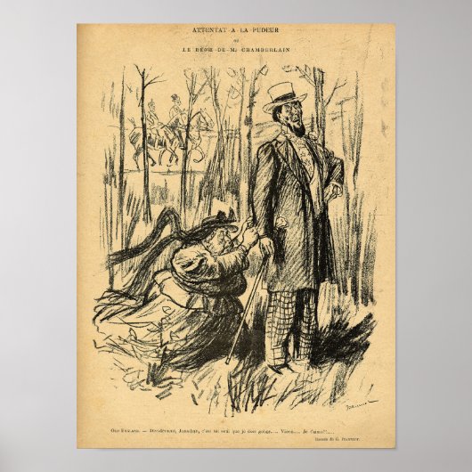 Een aanval op de bescheidenheid of de heer Chamber Poster (Voorkant)