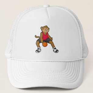 Een aap als Basketball-speler met Basketball Trucker Pet