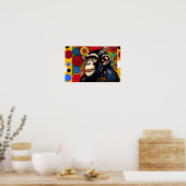 EEN AAP ALS IK 5 POSTER (Keuken)