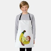 Een aap die slaapt in de pyjama schort (Gedragen)