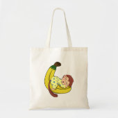 Een aap die slaapt in de pyjama tote bag (Voorkant)