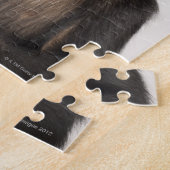 Een aap die zijn hoofd krabt legpuzzel (Zijkant)