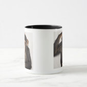 Een aap die zijn hoofd krabt mok (Midden)