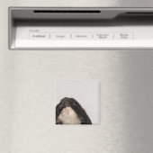 Een aap die zijn ogen bedekt magneet (Insitu (Vaatwasser))