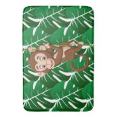 Een aap op een wijntekenplank badmat (Voorkant Verticaal)