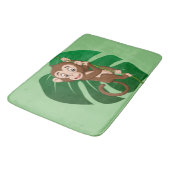 Een aap op een wijntekenplank badmat (Gekanteld)