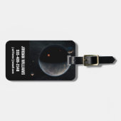 Een aardachtige planeet rijk aan koolstof en droog bagagelabel (Voorkant horizontaal)