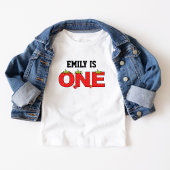 Een aardbei Baby 1e verjaardag aardbei thema