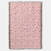 Een aardbei per dag houdt de blues weg deken (Voorkant Verticaal)