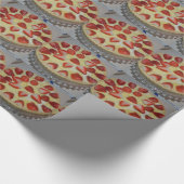 Een aardbeiencake cadeaupapier (Hoek)