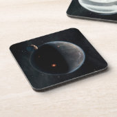 Een aarde-achtige planeet rijk aan koolstof en dro bier onderzetter (Linkerzijde)