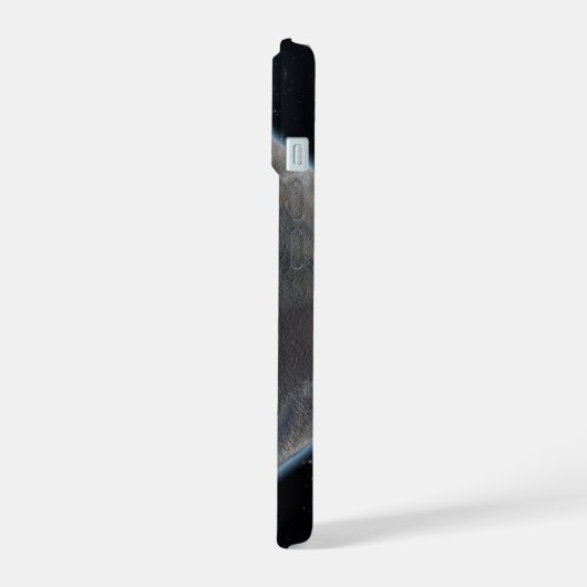 Een aarde-achtige planeet rijk aan koolstof en dro iPhone 15 case (Linkerkant)