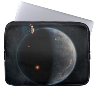 Een aarde-achtige planeet rijk aan koolstof en dro laptop sleeve