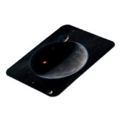 Een aarde-achtige planeet rijk aan koolstof en dro magneet (Linkerzijde)