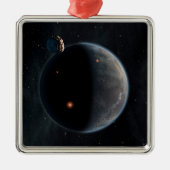 Een aarde-achtige planeet rijk aan koolstof en dro metalen ornament (Voorkant)