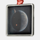 Een aarde-achtige planeet rijk aan koolstof en dro metalen ornament (Links)