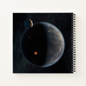 Een aarde-achtige planeet rijk aan koolstof en dro notitieboek (Achterkant)