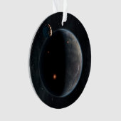 Een aarde-achtige planeet rijk aan koolstof en dro ornament (voorkant)