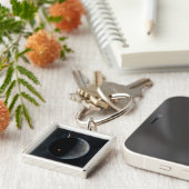 Een aarde-achtige planeet rijk aan koolstof en dro sleutelhanger (Zijkant)