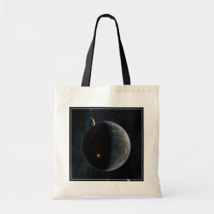 Een aarde-achtige planeet rijk aan koolstof en dro tote bag