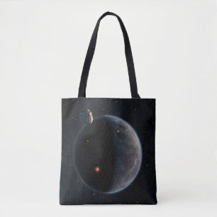 Een aarde-achtige planeet rijk aan koolstof en dro tote bag