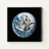 Een aarde van het Apollo 10 ruimteschip. Notitieboek (Achterkant)