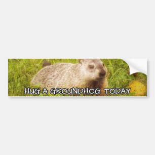Een aardhoed vandaag met een bumpersticker
