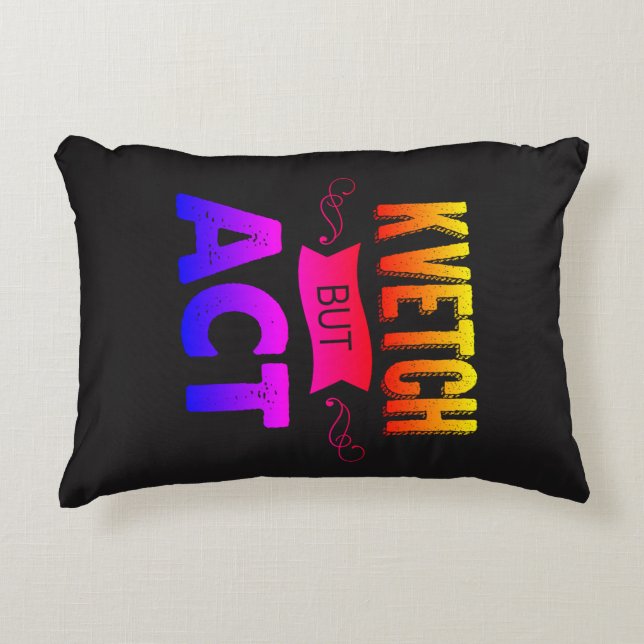 Een aardig, verstandig, omkeerbaar decoratief kussen (Voorkant)