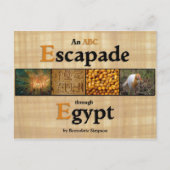 Een ABC Escapade door Egypte Briefkaart (Voorkant)