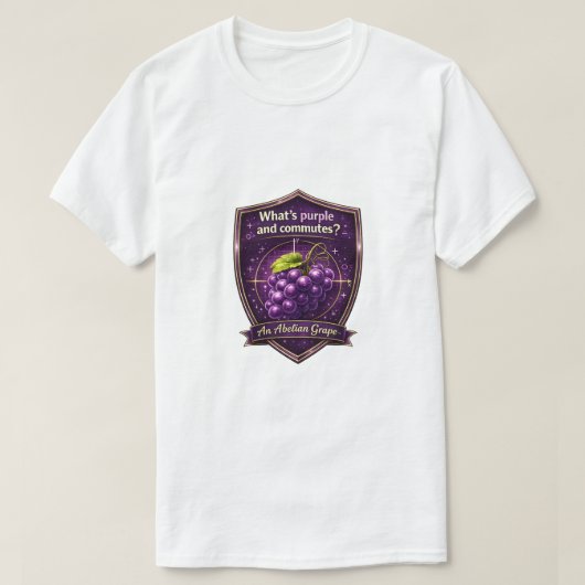 Een Abelse Druif T-shirt (Design voorkant)