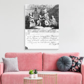 Een abonnementskaartje voor 'A Harlot's Canvas Afdruk (Insitu (Woonkamer))