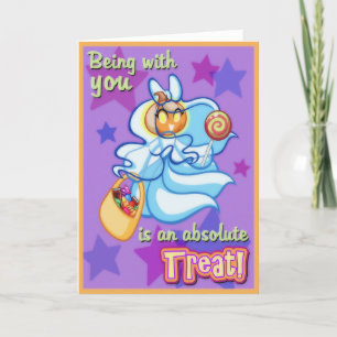 Een absolute traktatie! (feat. Jackolan de Ghost)  Bedankkaart