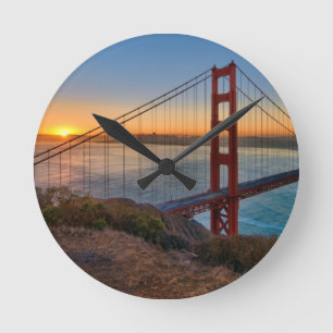 Een absoluut verbluffende zonsopgang ronde klok