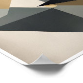 Een Abstract Art Wall Poster licht en schaduw (Hoek)