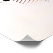 Een abstract cross Christelijk poster (Hoek)