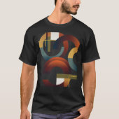 Een abstract geometrisch t-shirt (Voorkant)