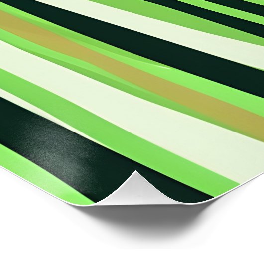 Een abstract, gestileerd afbeelding van een bos perfect poster (Hoek)