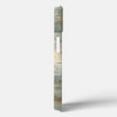 Een Abstract in blauw en bruin Case-Mate iPhone Case (Achterkant / Rechts)