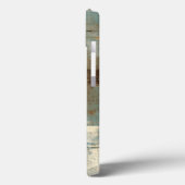 Een Abstract in blauw en bruin Case-Mate iPhone Case (Achterkant / Links)