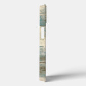 Een Abstract in blauw en bruin Case-Mate iPhone Case (Achterkant / Rechts)