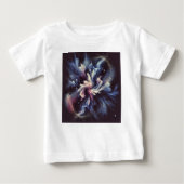 Een abstract ontwerp van een sterrenstelsel dat he (Voorkant)