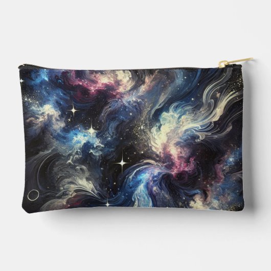 Een abstract ontwerp van een sterrenstelsel dat he etui (Achterkant)