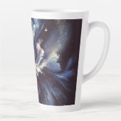 Een abstract ontwerp van een sterrenstelsel dat he latte mok (Rechts)