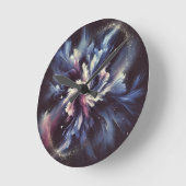 Een abstract ontwerp van een sterrenstelsel dat he ronde klok (Hoek)