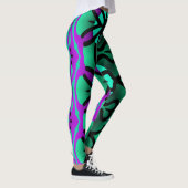 Een abstract patroon "Ratti_Creative_Arts" Legging (Rechts)