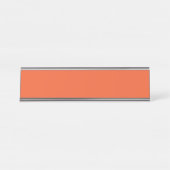 Een abstract patroon van wervelende, levendige kle bureau naambordje (Voorkant)